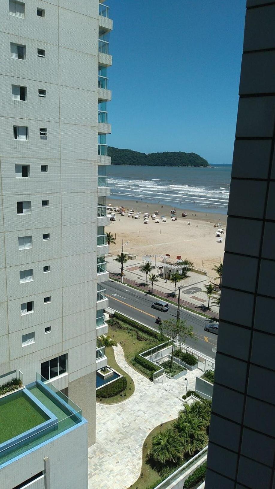 Apto Frente Pra Praia Boqueirao Pg Praia Grande  Exterior foto